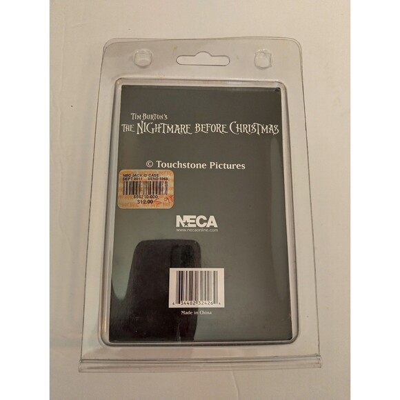 Vintage Disney Tim Burton's The Nightmare Before Christmas Metal ID Case NEW - Picture 3 of 3